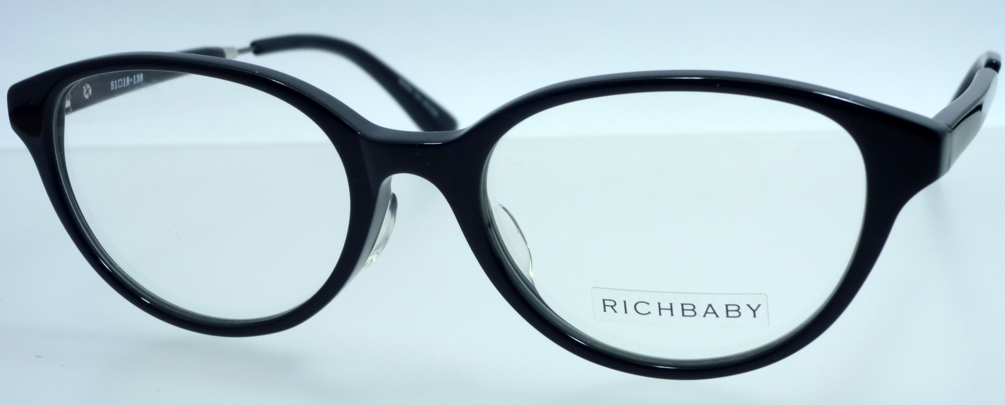 メガネ 眼鏡 薄型非球面度つきレンズセット RICHBABY メガネ ボストン  RB5008 メガネフレーム レンズセット